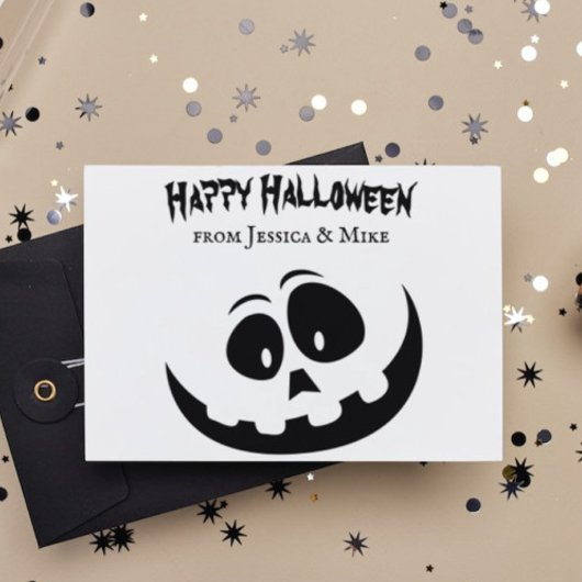 Spooky Jack O´ Lantern glückliches Halloween von+ Gummistempel