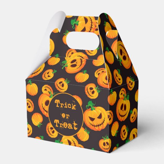 Spooky Jack-O-Lantern Halloween Gefälligkeitsbox Geschenkschachtel (Vorderseite)