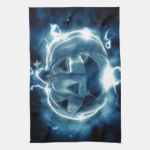 Spooky Jack-o-Lantern Handtuch (Vertikal)