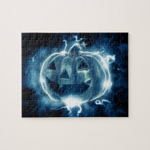 Spooky Jack-o-Lantern Jigsaw Puzzle