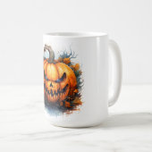 Spooky Jack-O-Lantern Kaffeetasse (VorderseiteRechts)