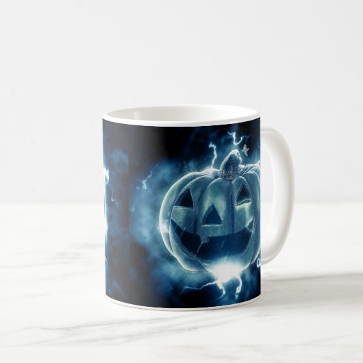Spooky Jack-o-Lantern Kaffeetasse (VorderseiteRechts)