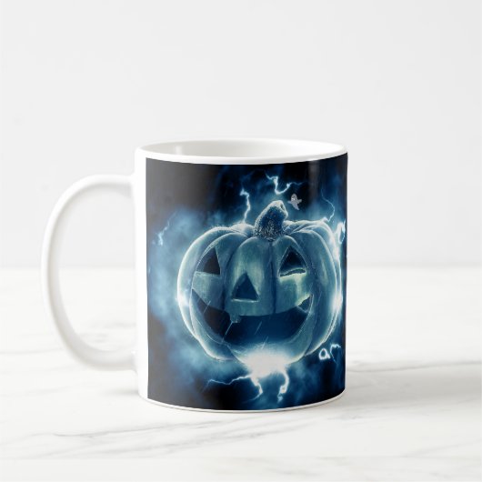 Spooky Jack-o-Lantern Kaffeetasse (Links)