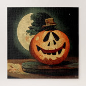 Spooky Jack-O-Lantern mit Top-Hut Puzzle (Vertikal)