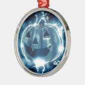 Spooky Jack-o-Lantern Ornament Aus Metall (Links)