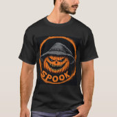 Spooky Jack-O'-Lantern Pumpkin T-Shirt (Vorderseite)