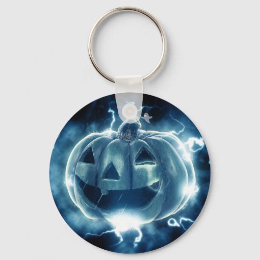 Spooky Jack-o-Lantern Schlüsselanhänger (Vorderseite)