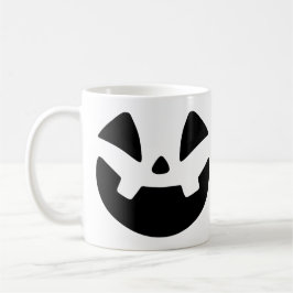 Spooky Jack-o'-Lantern Silhouette Halloween-Tasse Kaffeetasse