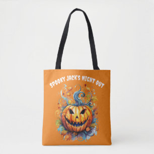 Spooky Jack-O-Lantern Tasche