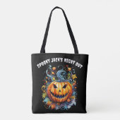 Spooky Jack-O-Lantern Tasche (Rückseite)