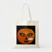 Spooky Jack-O-Lantern Trick oder Treattote Tasche (Vorne)