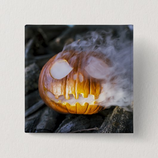 Spooky Jack-o-Laterne Button (Vorderseite)
