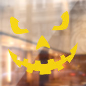 Spooky Jack-o-Laterne-Gesicht Fensteraufkleber (Blatt 2)