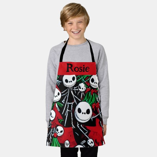 Spooky Jack O'Lantern Weihnachten Schürze (Getragen)