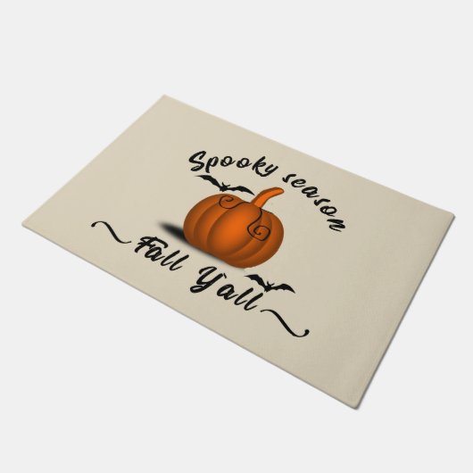 Spooky Jahreszeit Herbst Fußmatte (Schrägansicht)