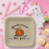 Spooky Jahreszeit Herbst Pappteller (Party)