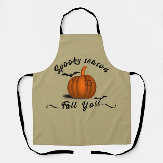 Spooky Jahreszeit Herbst Schürze (Vorderseite)