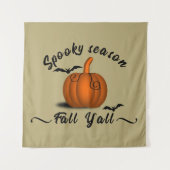 Spooky Jahreszeit Herbst Wandteppich (Vorderseite)