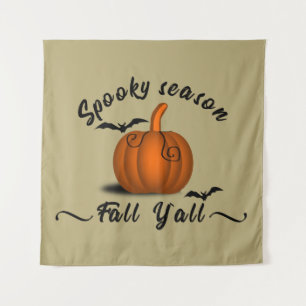 Spooky Jahreszeit Herbst Wandteppich