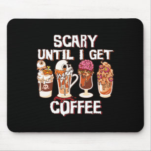 Spooky Jahreszeit Latte Fall Halloween Beängstigen Mousepad