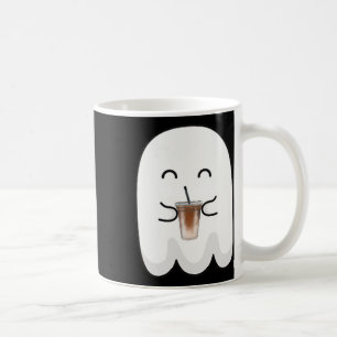 Spooky Jahreszeit Niedlicher kleiner Ghost Ice Kaf Kaffeetasse