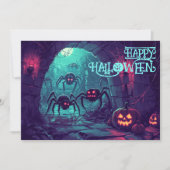 Spooky-Kanalüberraschungskarte Einladung (Vorderseite)