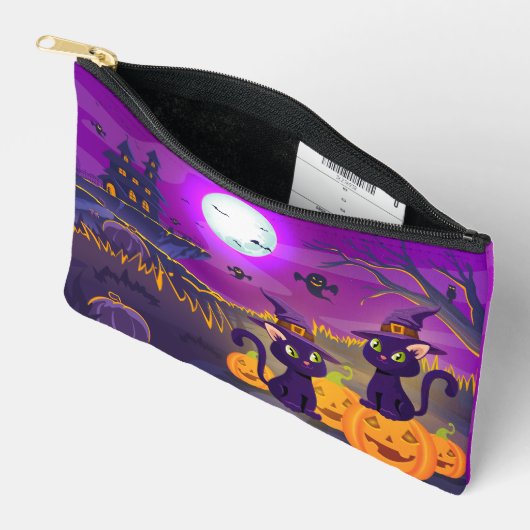 Spooky-Kätzchen Zubehörtasche (Offen)