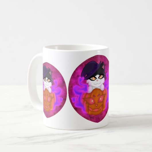 Spooky-Katze Kaffeetasse (Vorderseite Links)