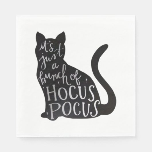 Spooky-Katze Serviette (Vorderseite)