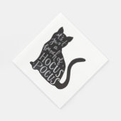 Spooky-Katze Serviette (Ecke)