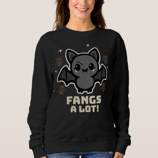 Spooky Kawaii Bat Halloween Women's Sweatshirt