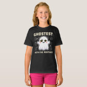 Spooky Kawaii Ghost Halloween Girls T - Shirt (Vorne ganz)