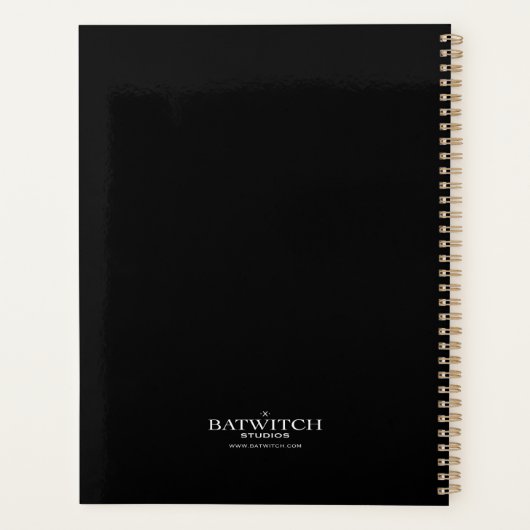 Spooky Kawaii Ghost Halloween Planner Planer (Rückseite)