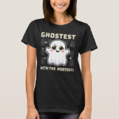 Spooky Kawaii Ghost Halloween T - Shirt (Vorderseite)