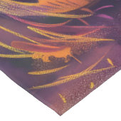 Spooky Keeshond Hund Halloween Hexe und Pumpkin Tischdecke (Schrägansicht)