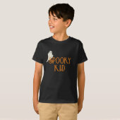 Spooky Kid Halloween T - Shirt (Vorne ganz)