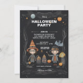 Spooky Kids Halloween-Party Einladung (Vorderseite)
