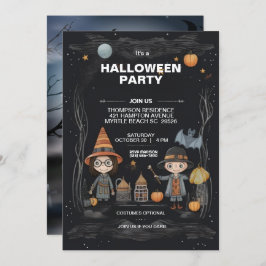 Spooky Kids Halloween-Party Einladung