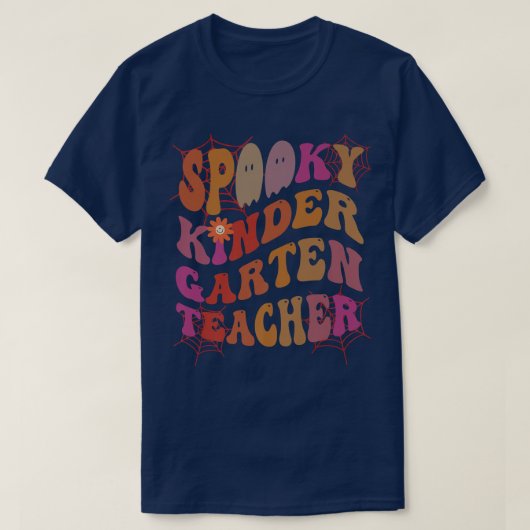 SPOOKY KINDER GARTEN LEHRER Kostüm Das ist mein Fa T-Shirt (Design vorne)