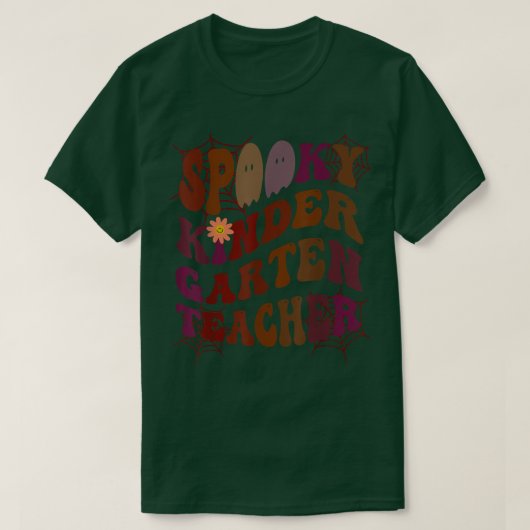 SPOOKY KINDER GARTEN LEHRER Kostüm Das ist mein Fa T-Shirt (Design vorne)