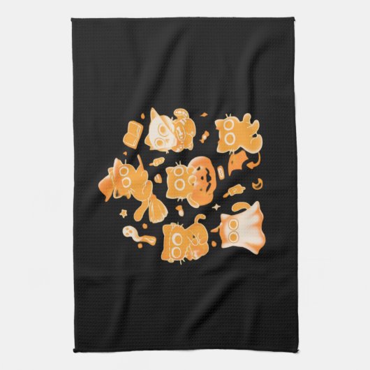 Spooky Kittens Classic T - Shirt Geschirrtuch (Vertikal)