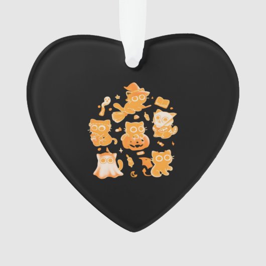 Spooky Kittens Classic T-Shirt Ornament (Vorderseite)