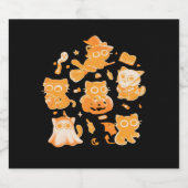 Spooky Kittens Classic T - Shirt Schaumweinetikett (Einzelnes Label)