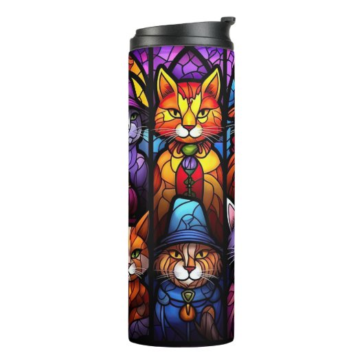 Spooky Kitty Cat Thermosbecher (Nach links gedreht)