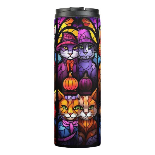 Spooky Kitty Cat Thermosbecher (Rückseite)