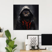 Spooky Kitty Scares Poster (Heimbüro)