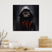 Spooky Kitty Scares Poster (Küche)