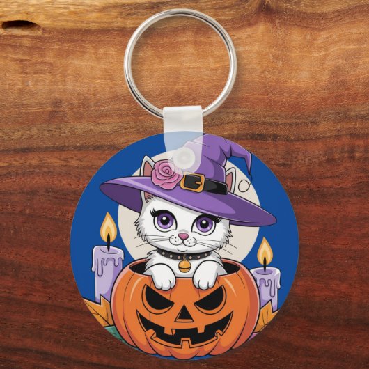 Spooky Kitty Schlüsselanhänger (Vorderseite)