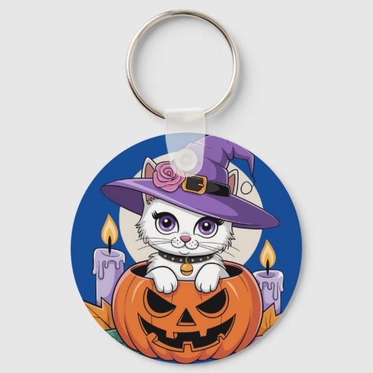 Spooky Kitty Schlüsselanhänger (Rückseite)