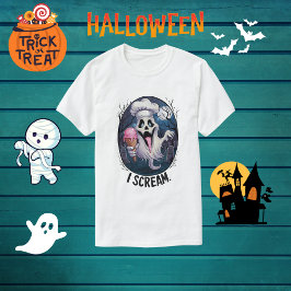 Spooky Koch Ghost Ice Rahm Halloween Funny Men's T-Shirt